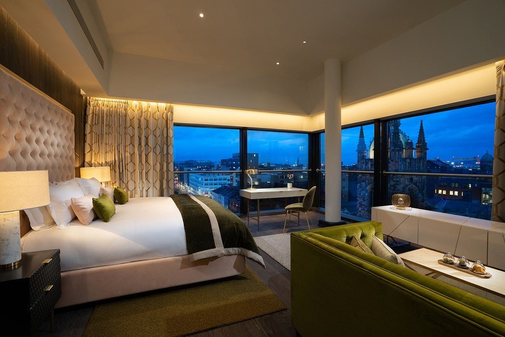 How to use lights to create a luxury hotel-style bedroom