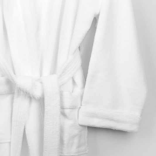 luxury hooded bath robe
