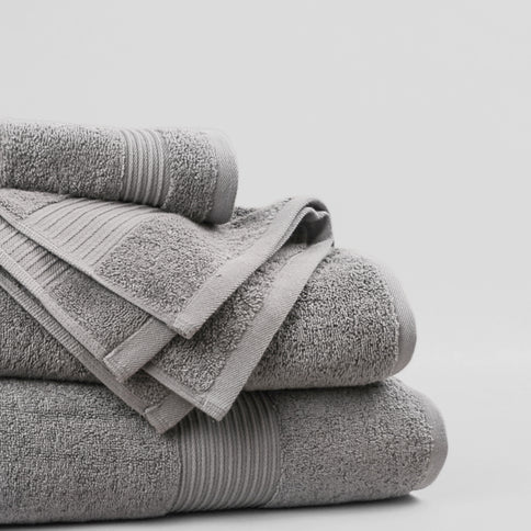 luxury spa towels grey
