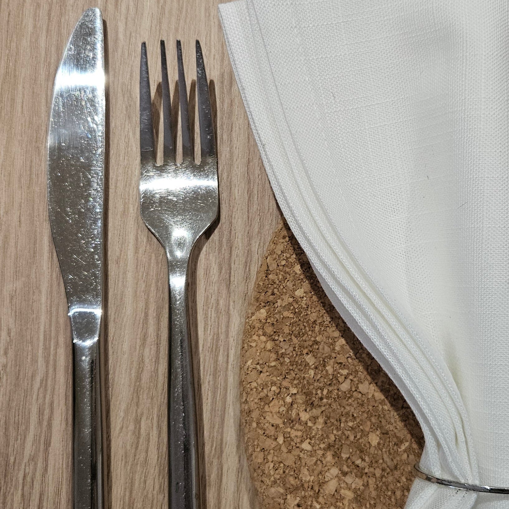 Set of 2 Linen-Look Napkins