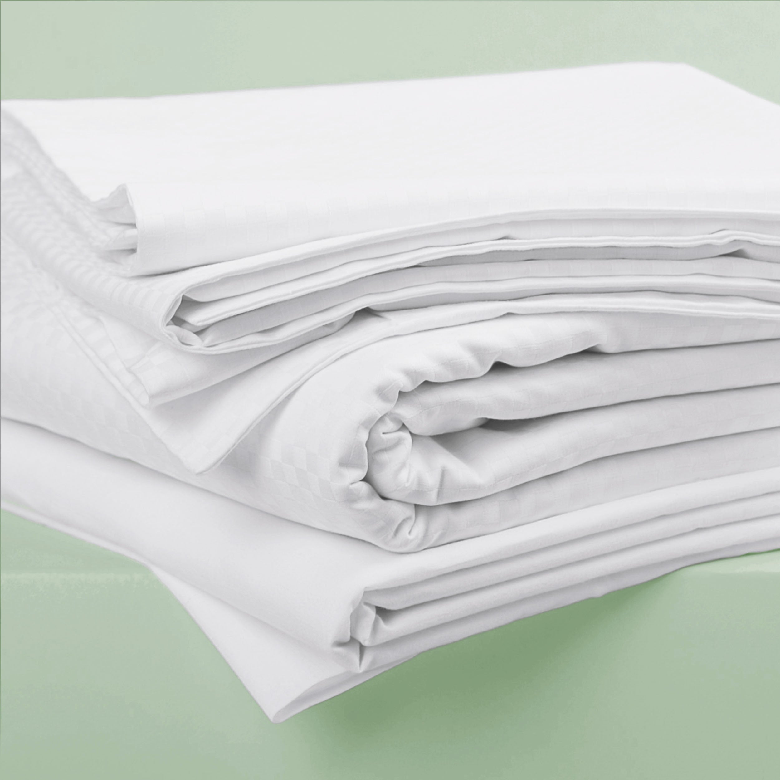 Classic Hotel Microcheck 300 Thread Count Bedlinen Set