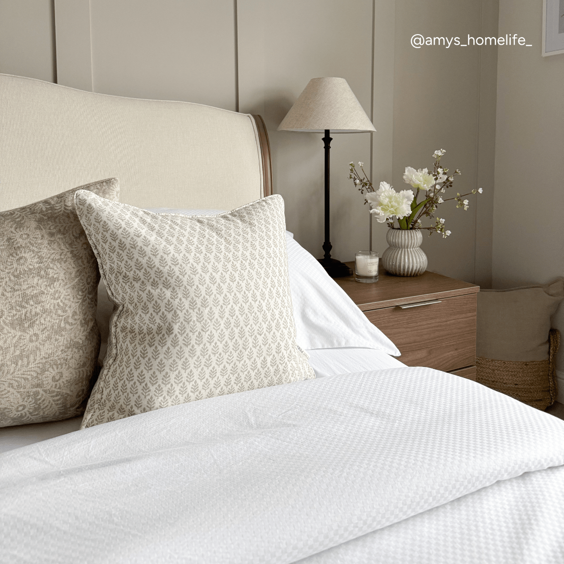 Classic Hotel Microcheck 300 Thread Count Bedlinen Set