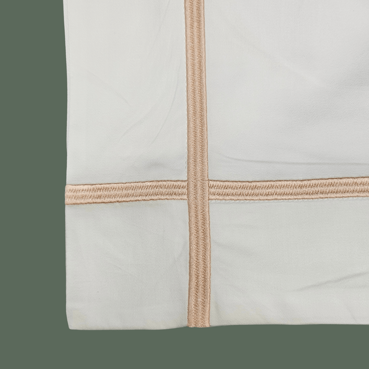 Rose Gold Cross Border 400 Thread Count Linen Set | Tielle – Tielle ...