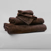 luxury towels dark brown 