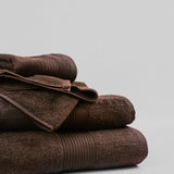 Luxury Spa Rich Chocolate Towels - luxury spa towels dark brown 