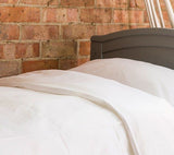 Cot Bed Duvet Cover 400 Thread Count - cot bed 400 threadcount white bedding duvet cover