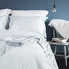 Duck egg blue 400 threadcount hotel bedding