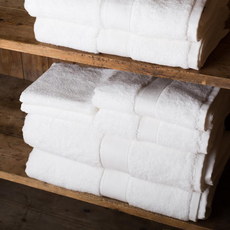 hotel white 100% cotton towel bale