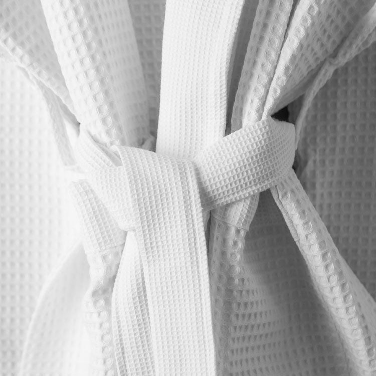 Spa waffle cotton robe dressing gown